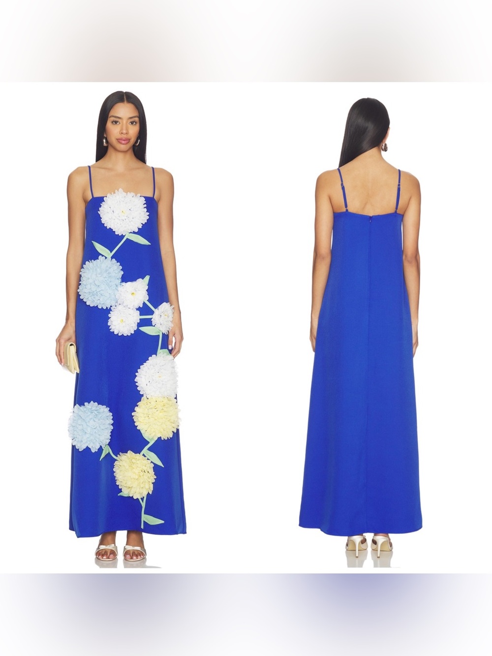 Elliatt Buttercup Floral Applique Maxi Dress Size 2X